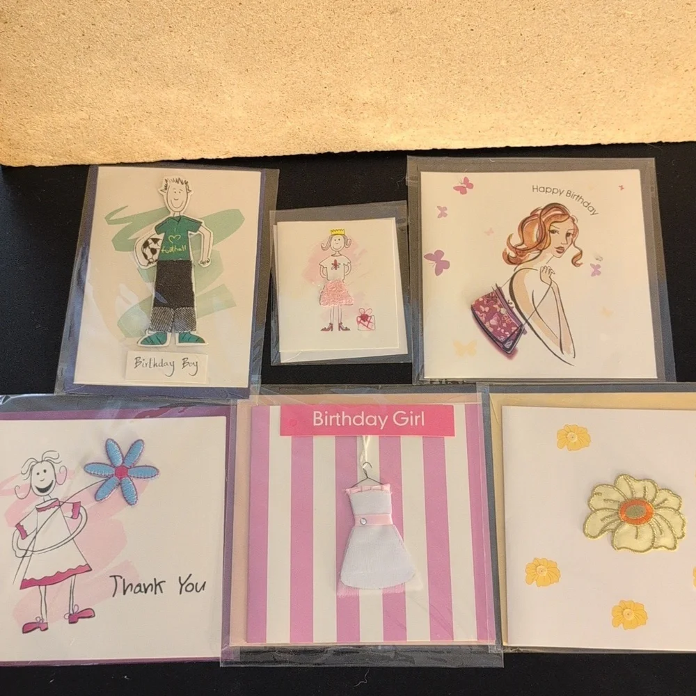 Fancy Greeting Cards Set of 6